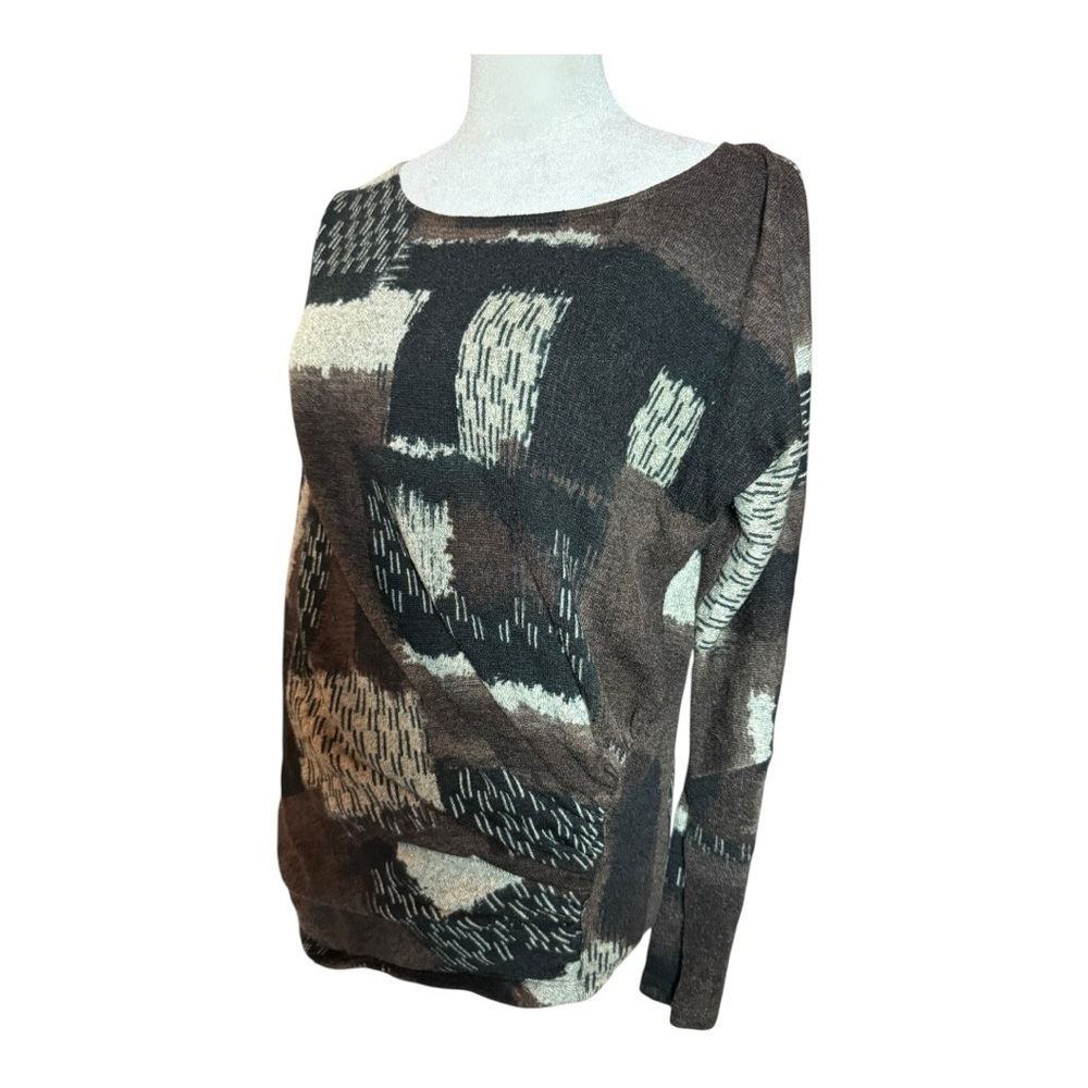 Donna Degnan Textured Knit Sweater Medium - Designer Quality - Picture 4 of 6